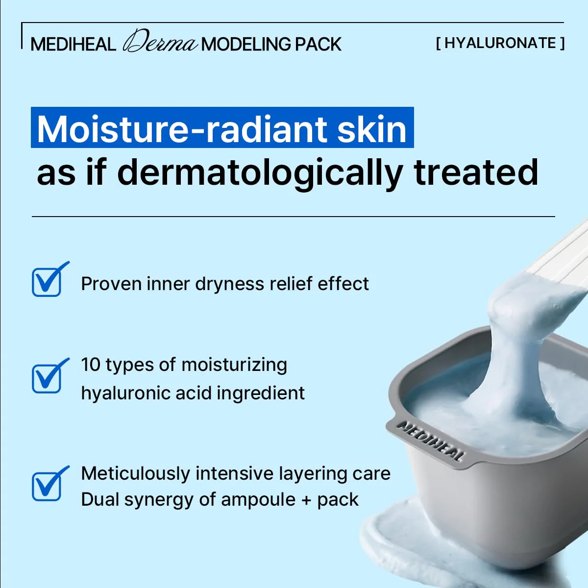 Derma Modeling Pack Hyaluronate Moisture - Image 3
