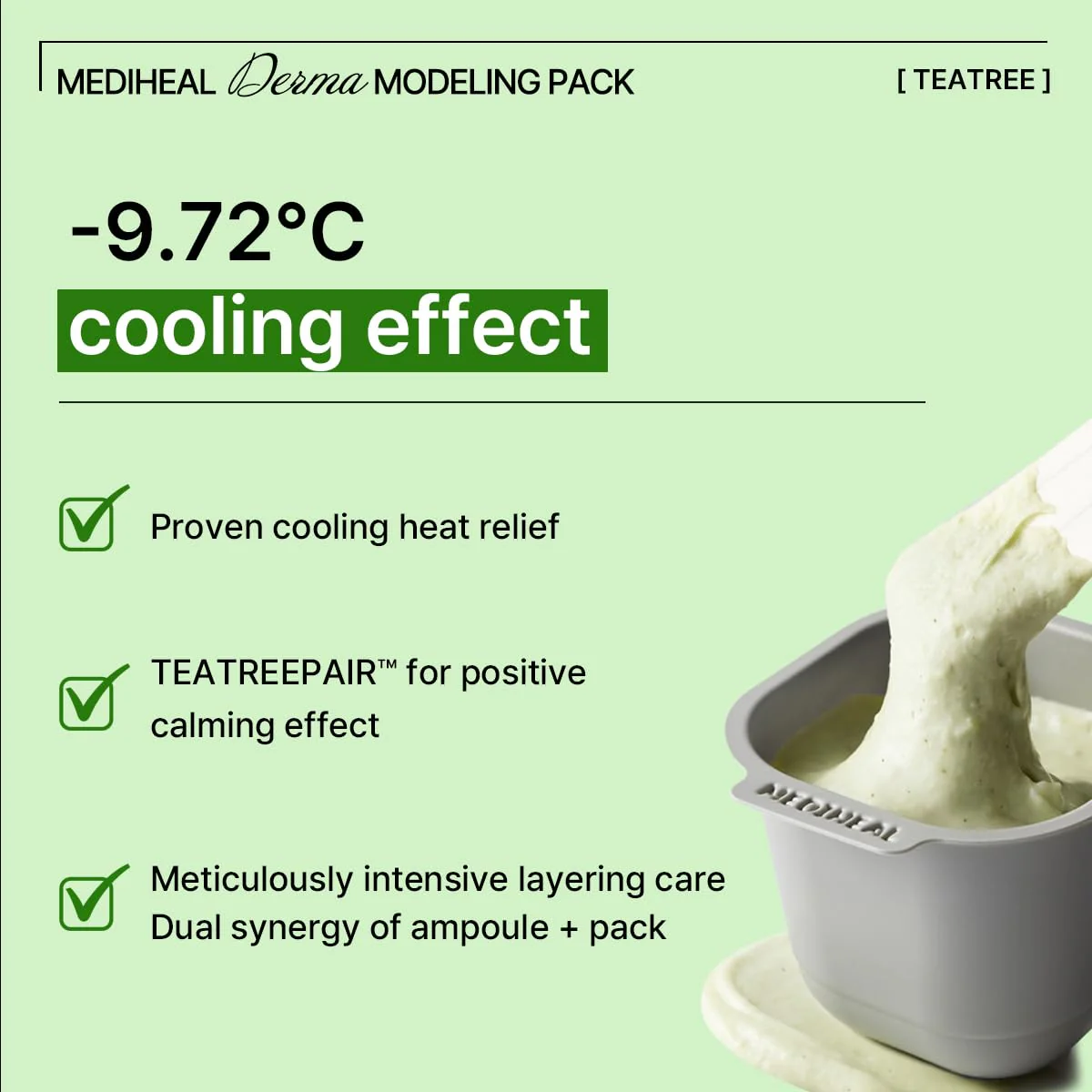 Derma Modeling Pack Teatree Calming - Image 3
