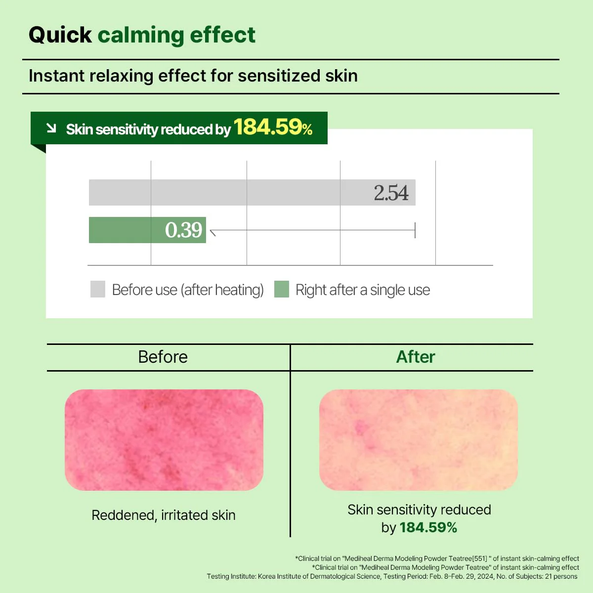 Derma Modeling Pack Teatree Calming - Image 8
