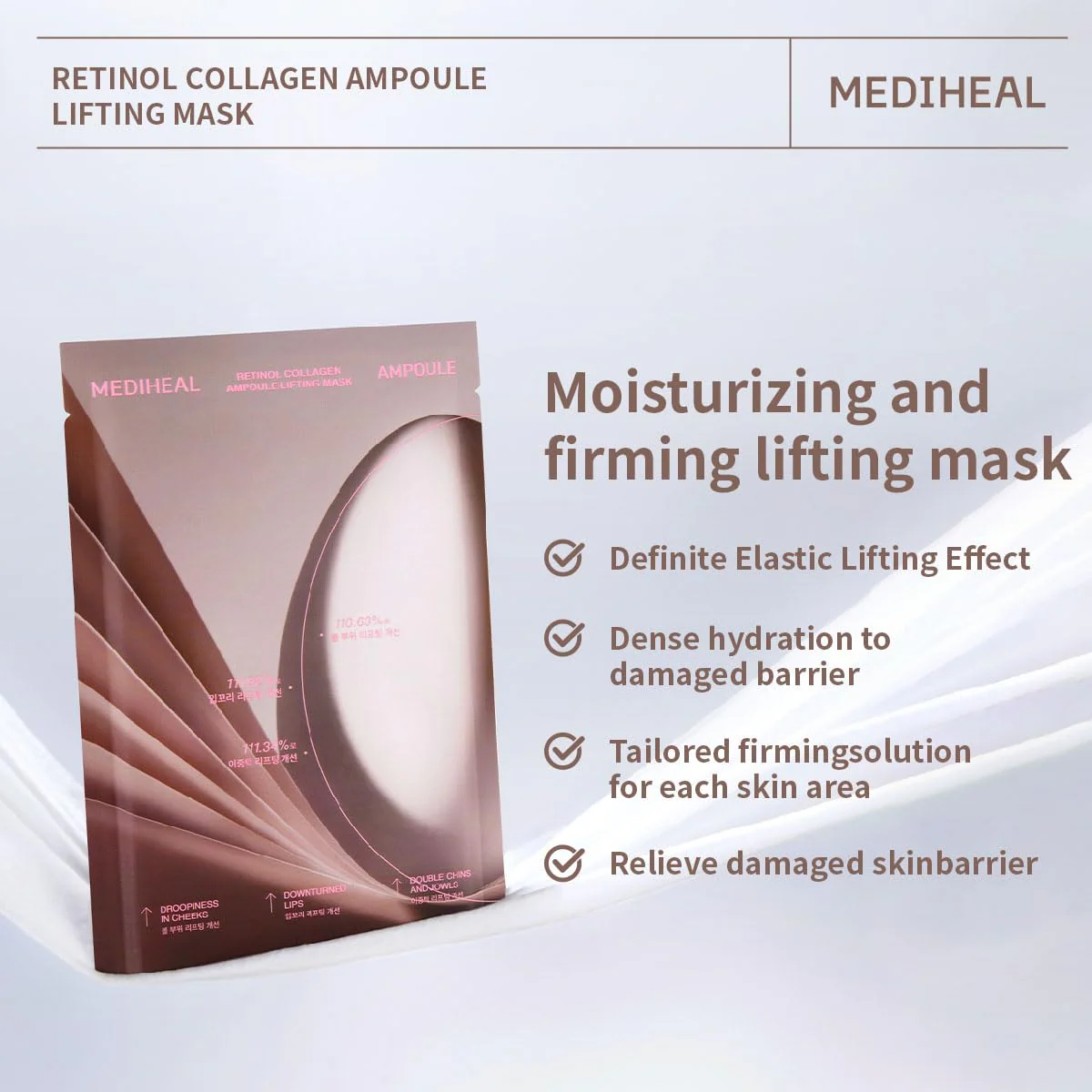 Retinol Collagen Ampoule Lifting Mask - Image 4